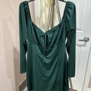 Plus size dress, size 22, color green